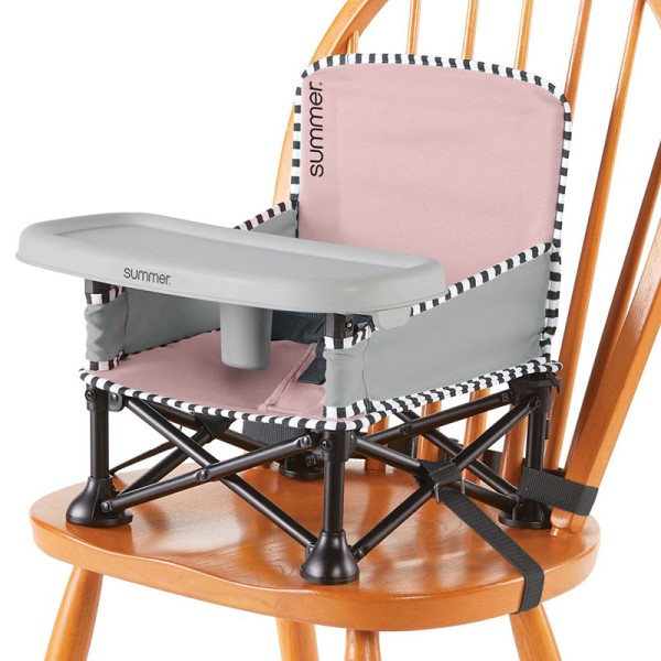 Summer Infant - Καρεκλάκι Φαγητού Pop n Sit Booster Pink (SIM13706)