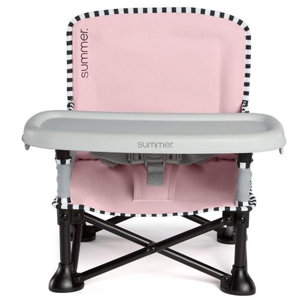 Summer Infant - Καρεκλάκι Φαγητού Pop n Sit Booster Pink (SIM13706)