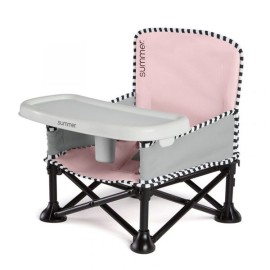 Summer Infant - Καρεκλάκι Φαγητού Pop n Sit Booster Pink (SIM13706)