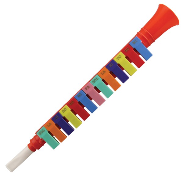 Svoora - Πλαστικό πολύχρωμο κλαρινέτο με παρτιτούρες παιδικών τραγουδιών (SV89144)