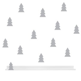 Tresxics - Ράφι Τοίχου Grey fir tree Long (TRE218G)