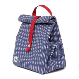The Lunch Bags - Τσάντα Φαγητού Πουά Μπλε Κόκκινο (TLB388592)