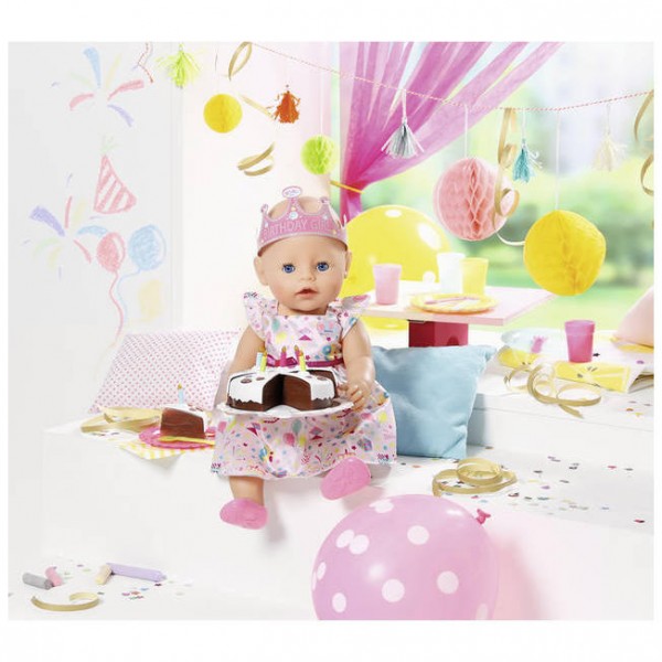 Zapf - Φόρεμα με αξεσουάρ Baby Born Party (ZF825242)