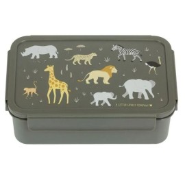 A little lovely company - Δοχείο φαγητού Bento Lunch box Savanna (BBSAGR65)