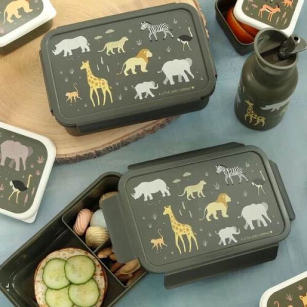 A little lovely company - Δοχείο φαγητού Bento Lunch box Savanna (BBSAGR65)