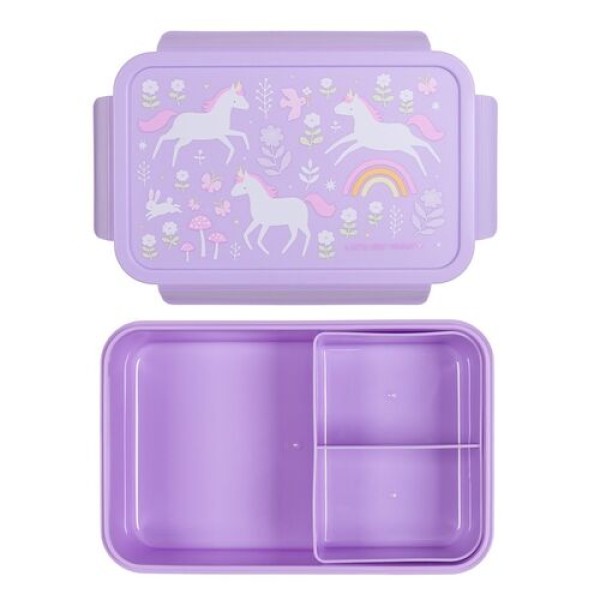 A little lovely company - Δοχείο φαγητού Bento Lunch box Unicorn Dreams (BBUDPU70)