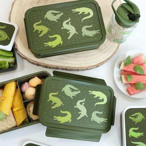 A little lovely company - Δοχείο φαγητού Bento Lunch box Crocodiles (SBCRGR54)