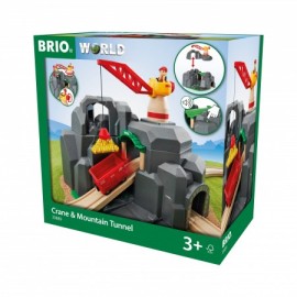 Brio - Βουνό με Γερανό και Τούνελ (BR33889)