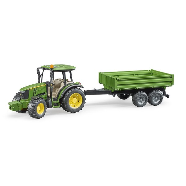 Bruder - Τρακτέρ John Deere 5115M με Καρότσα (BR002108)