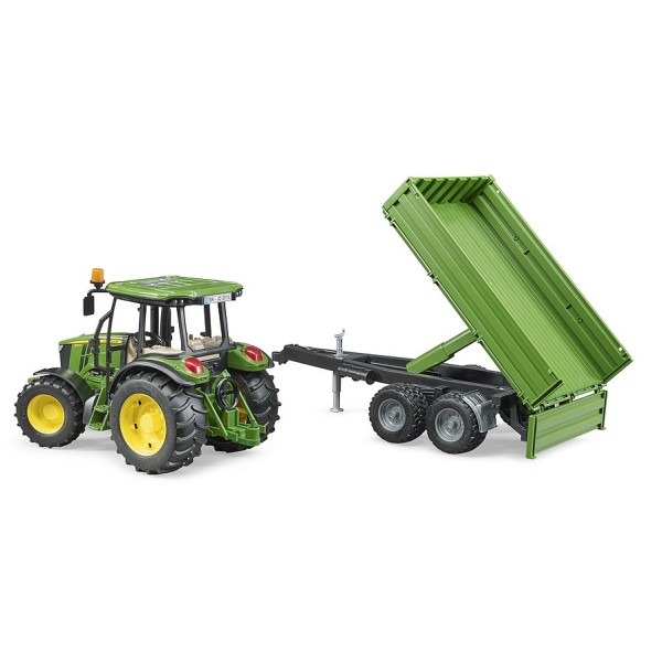 Bruder - Τρακτέρ John Deere 5115M με Καρότσα (BR002108)