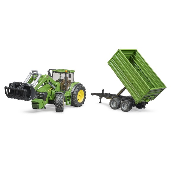 Bruder - Τρακτέρ John Deere 7930 με Φορτωτή και Καρότσα (BR003055)