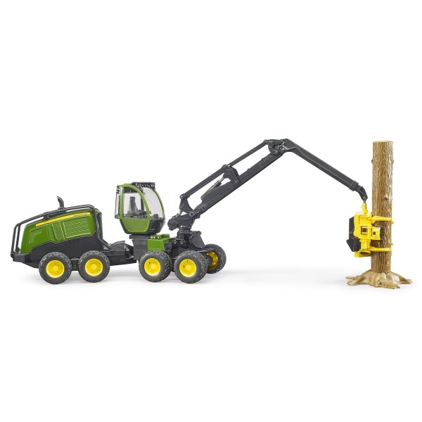 Bruder - Τρακτέρ John Deere 1270G με Κορμό Δέντρου (BR002135)