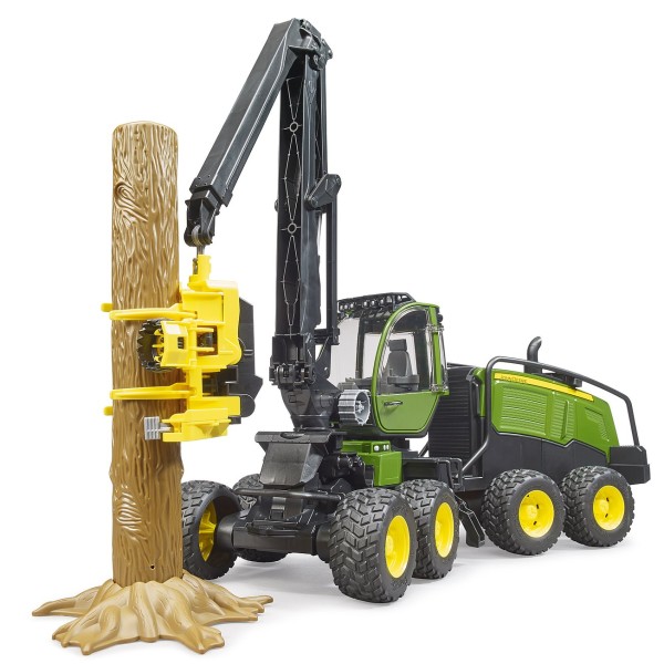 Bruder - Τρακτέρ John Deere 1270G με Κορμό Δέντρου (BR002135)
