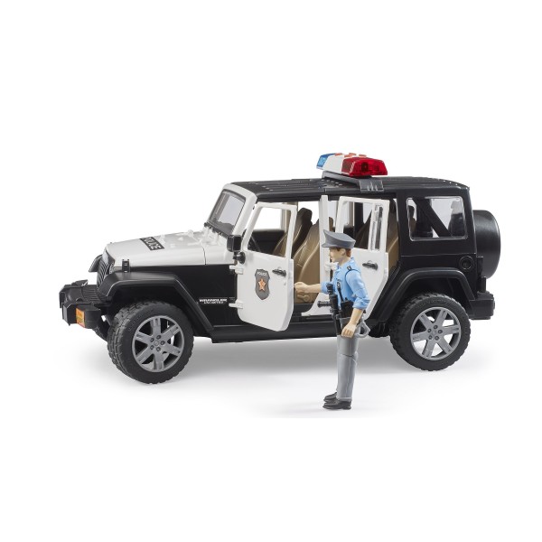 Bruder - Αστυνομικό Όχημα Jeep Wrangler Unlimited Rubicon με Αστυνομικό (BR002526)