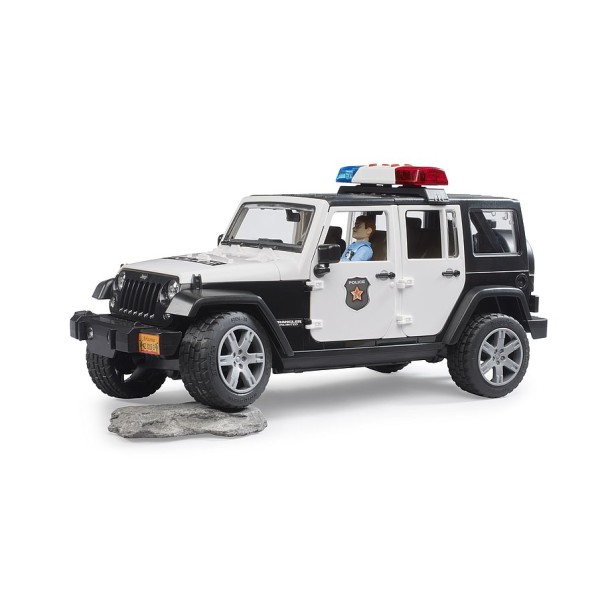 Bruder - Αστυνομικό Όχημα Jeep Wrangler Unlimited Rubicon με Αστυνομικό (BR002526)