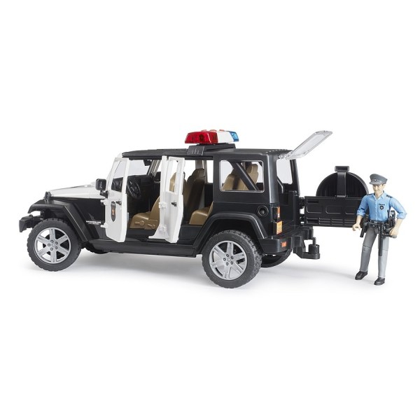 Bruder - Αστυνομικό Όχημα Jeep Wrangler Unlimited Rubicon με Αστυνομικό (BR002526)
