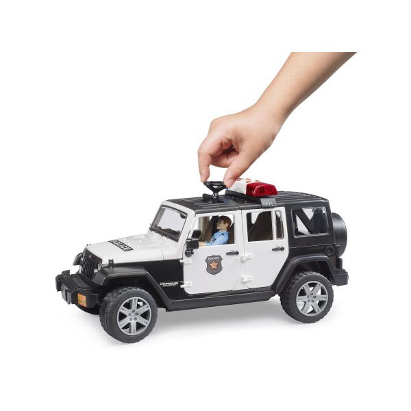 Bruder - Αστυνομικό Όχημα Jeep Wrangler Unlimited Rubicon με Αστυνομικό (BR002526)