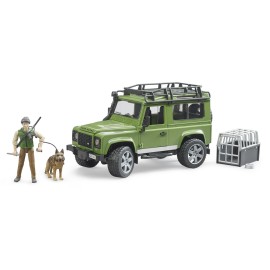 Bruder - Τζιπ Land Rover με Δασοφύλακα και Σκύλο (BR002587)