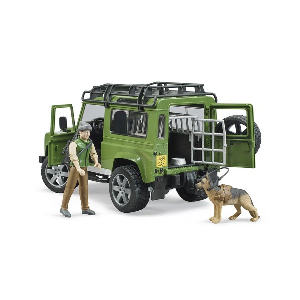 Bruder - Τζιπ Land Rover με Δασοφύλακα και Σκύλο (BR002587)