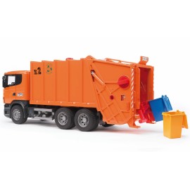 Bruder - Απορριμματοφόρο Scania (πορτοκαλί) (BR003560)