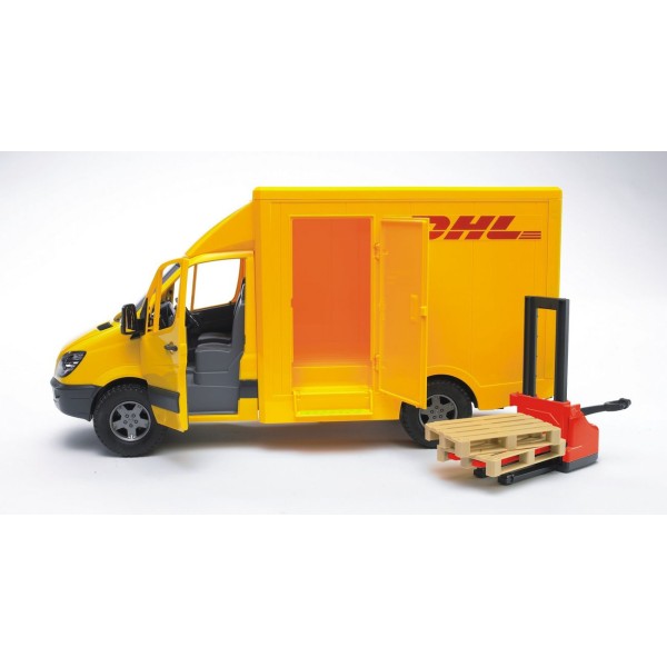 Bruder - Mercedes Sprinter DHL με Ανυψωτικό (BR002534)