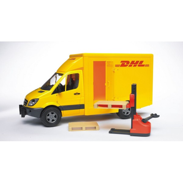 Bruder - Mercedes Sprinter DHL με Ανυψωτικό (BR002534)