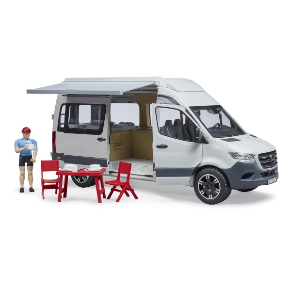 Bruder - Φορτηγάκι Mercedes Sprinter Camper με Οδηγό (BR002672)