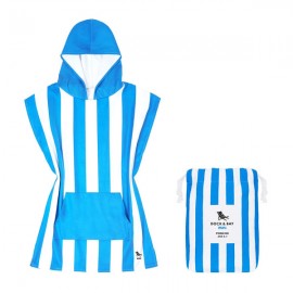 Dock & Bay - Παιδικό πόντσο Quickdry - Bonti Blue 2y-4y (5060668831779)