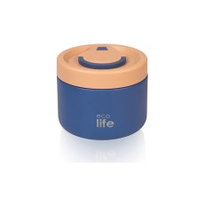 ECOLIFE - Στρογγυλό Θερμός Φαγητού 650ml | Μπλε (EL33BO9063)
