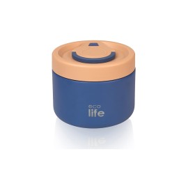 ECOLIFE - Στρογγυλό Θερμός Φαγητού 650ml | Μπλε (EL33BO9063)
