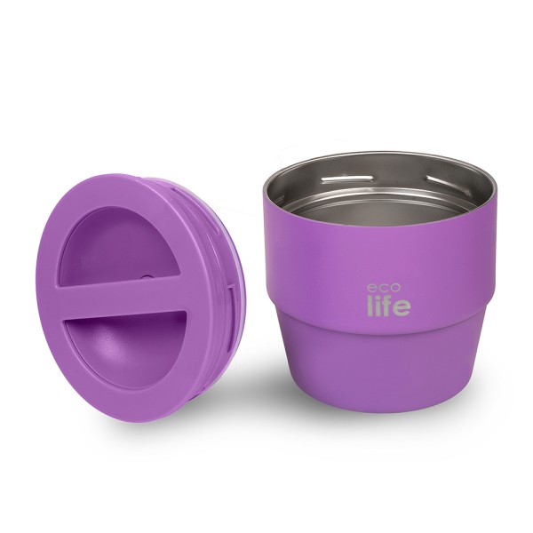 ECOLIFE - Στρογγυλό Θερμός Φαγητού 750ml | Μωβ (EL33BO9064)