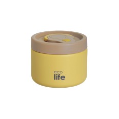 ECOLIFE - Στρογγυλό Θερμός Φαγητού 650ml | Κίτρινο (EL33BO9094)