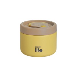 ECOLIFE - Στρογγυλό Θερμός Φαγητού 650ml | Κίτρινο (EL33BO9094)