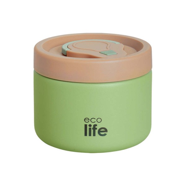 ECOLIFE - Στρογγυλό Θερμός Φαγητού 650ml | Πράσινο (EL33BO9095)
