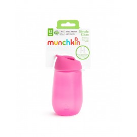Munchkin - SIMPLE CLEAN STRAW CUP PINK (90019)