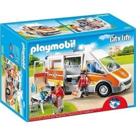 Playmobil - Ασθενοφόρο με Διασώστες (6685)