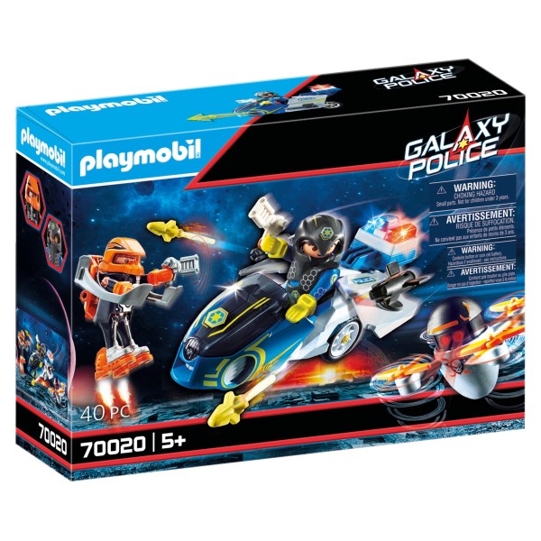 Playmobil - Μοτοσικλέτα Galaxy Police(70020)
