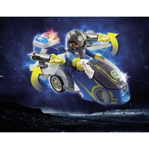 Playmobil - Μοτοσικλέτα Galaxy Police(70020)