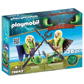Playmobil - Ο Πέτρας κι η Πέτρα με φτεροστολή (70042)