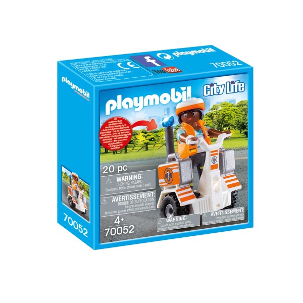 Playmobil - Διασώστρια με Self-balance(70052)