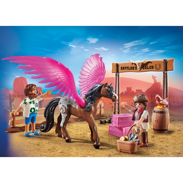 Playmobil - Η Μάρλα και ο Ντελ στην Άγρια Δύση (70074)