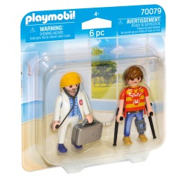 Playmobil - Duo Pack Γιατρός και ασθενής(70079)