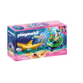 Playmobil - Βασιλιάς της Θάλασσας με άμαξα καρχαρία(70097)