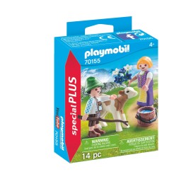 Playmobil - Παιδάκια με Μοσχαράκι(70155)