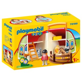 Playmobil 123 - Αχυρώνας-Βαλιτσάκι (70180)