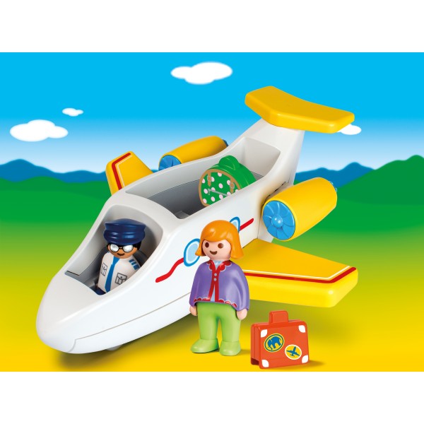 Playmobil 123 - Αεροπλάνο με επιβάτη(70185)