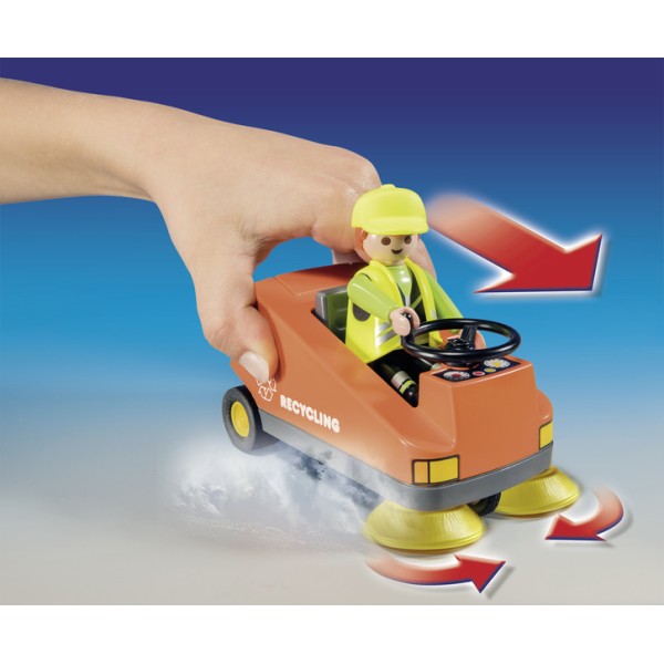 Playmobil - Σάρωθρο οδών και Οδοκαθαριστές(70203)
