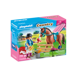 Playmobil - Gift Set "Φροντίζοντας το άλογο" (70294)