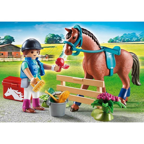 Playmobil - Gift Set "Φροντίζοντας το άλογο" (70294)