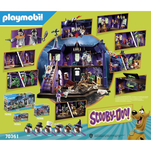 Playmobil - SCOOBY-DOO! Περιπέτεια στο Στοιχειωμένο Σπίτι(70361)